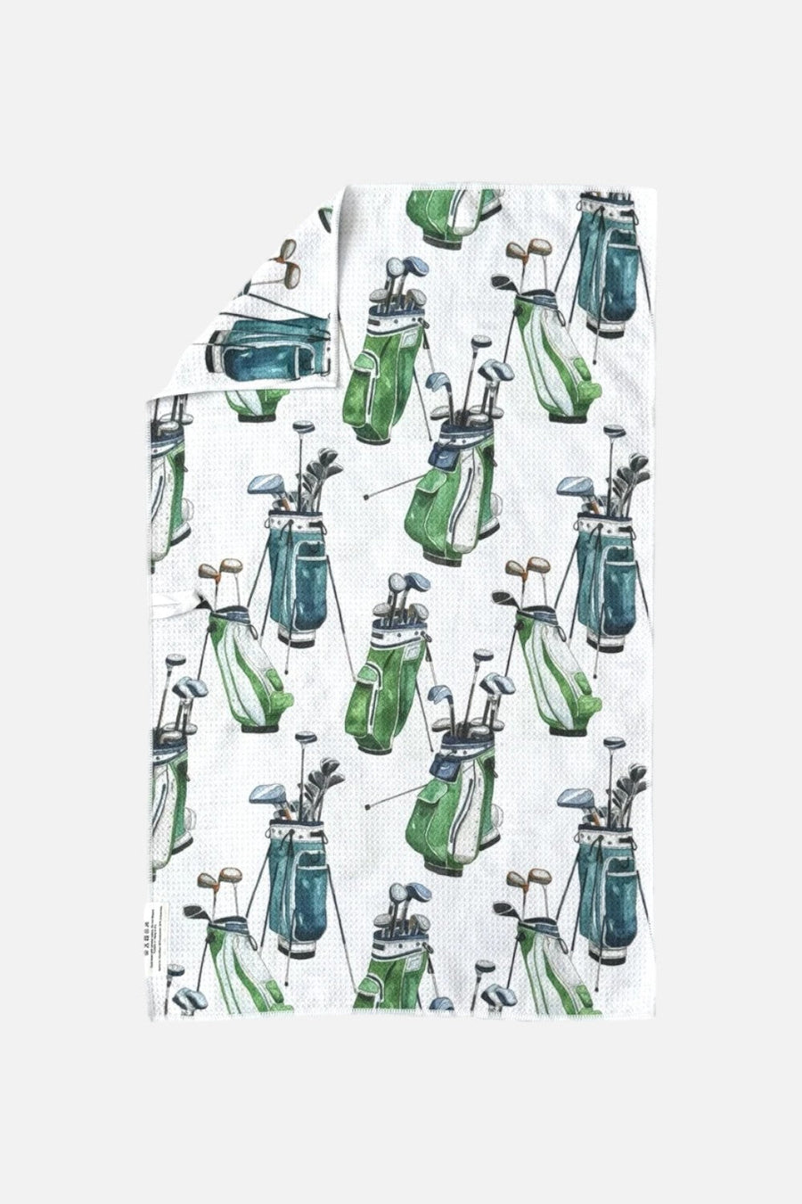 Crae Home Fore White Double-Sided Tea Towel – back view
