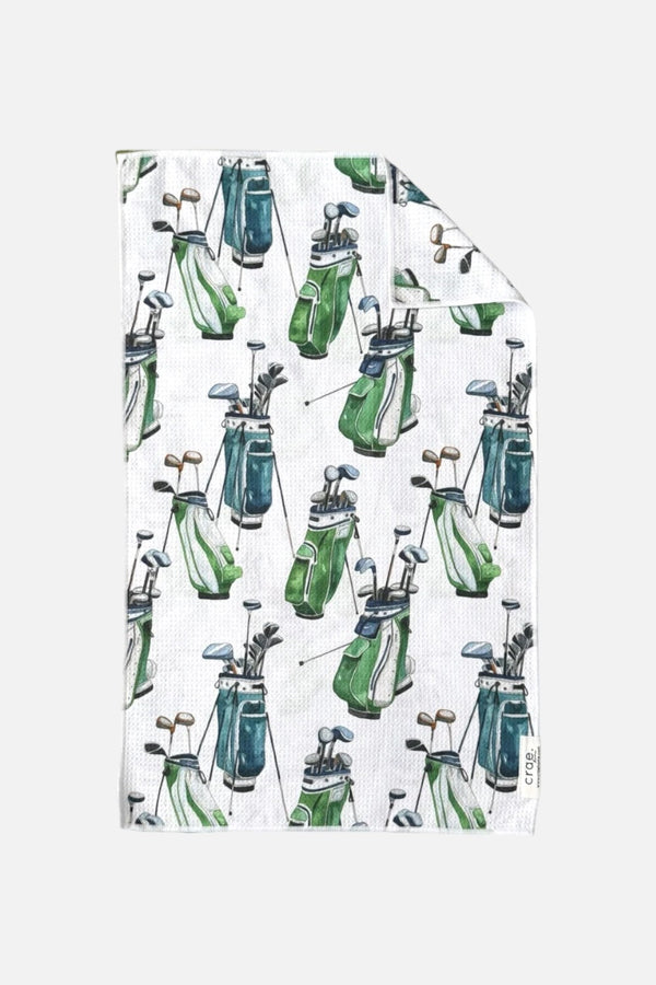Crae Home Fore White Double-Sided Tea Towel