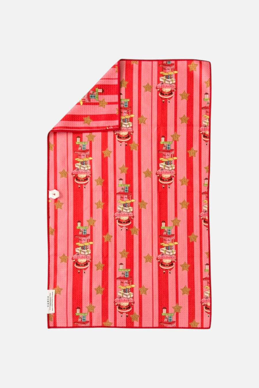 Crae Home Gift Guru Red Double-Sided Tea Towel – back view