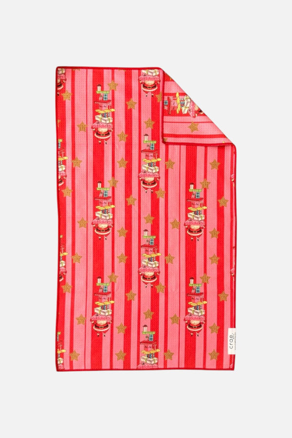 Crae Home Gift Guru Red Double-Sided Tea Towel
