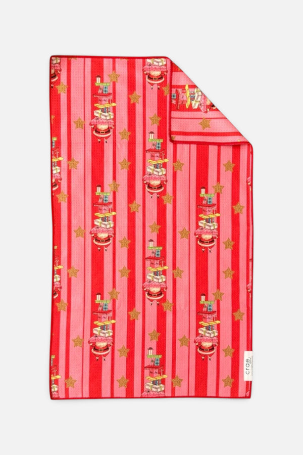 Crae Home Gift Guru Red Double-Sided Tea Towel