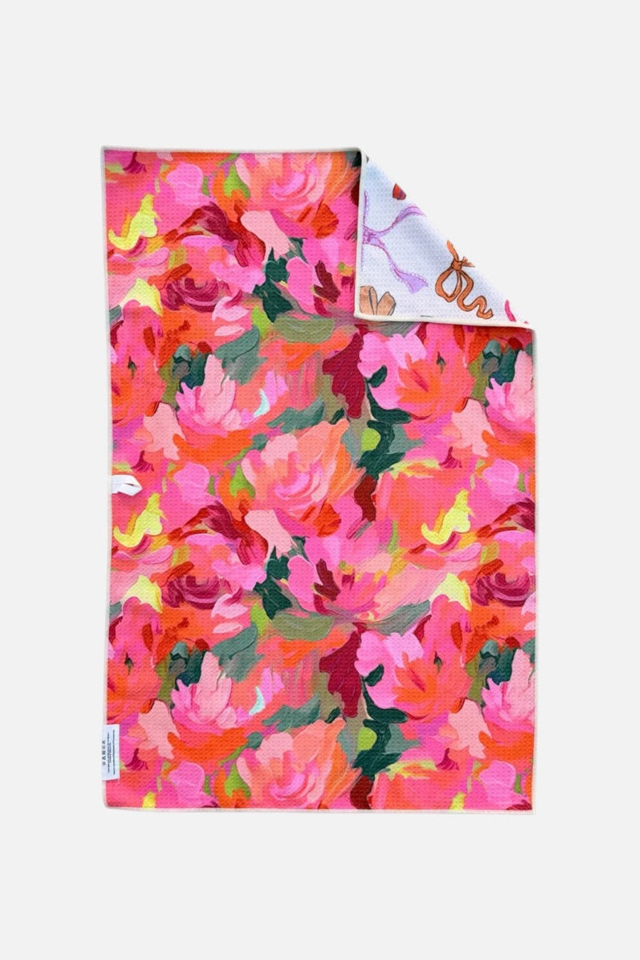 Crae Home Kensley Multi Reversible Tea Towel – side view