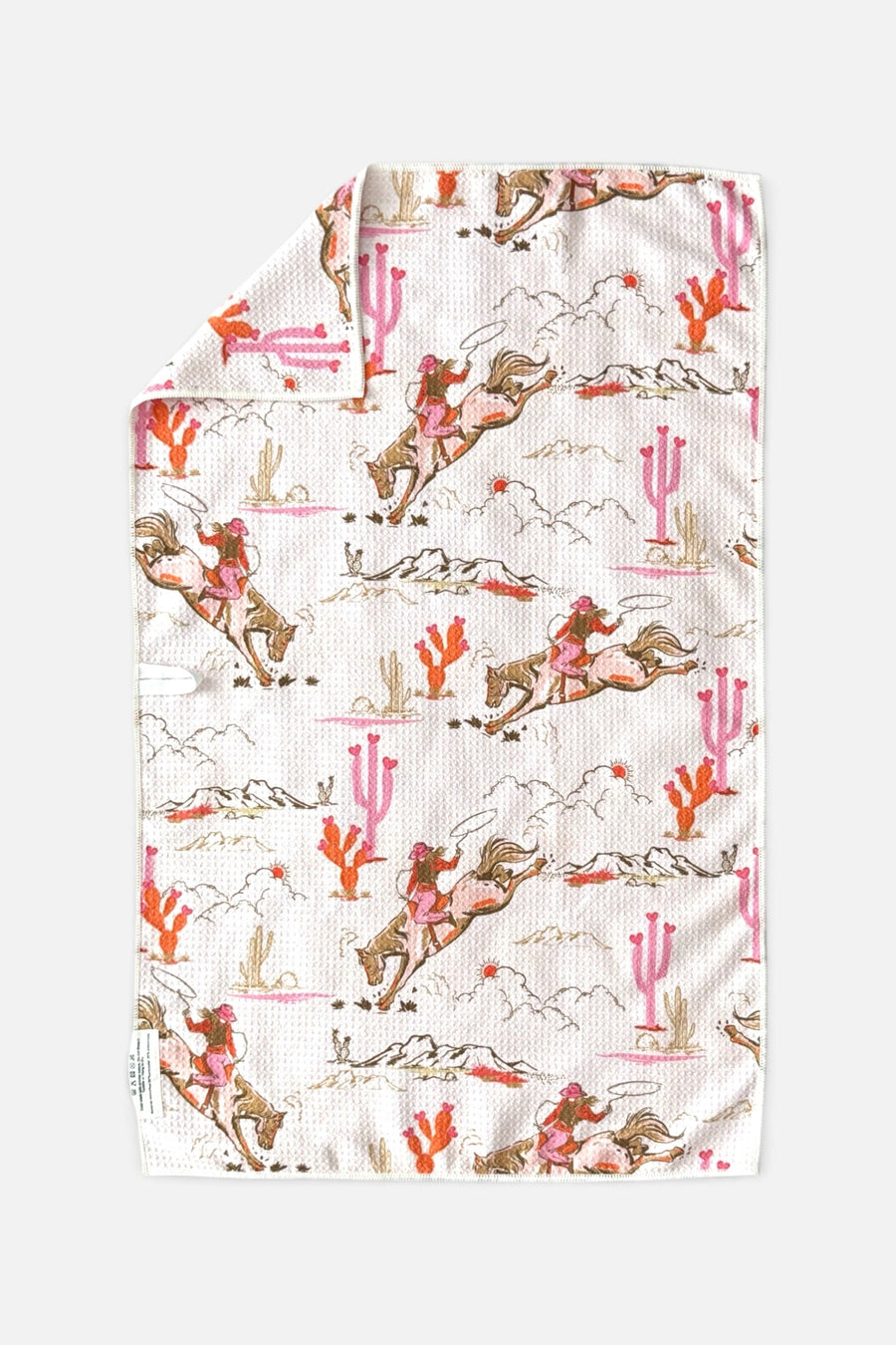 Crae Home Lasso Double-Sided Hand Towel in Cream – back view