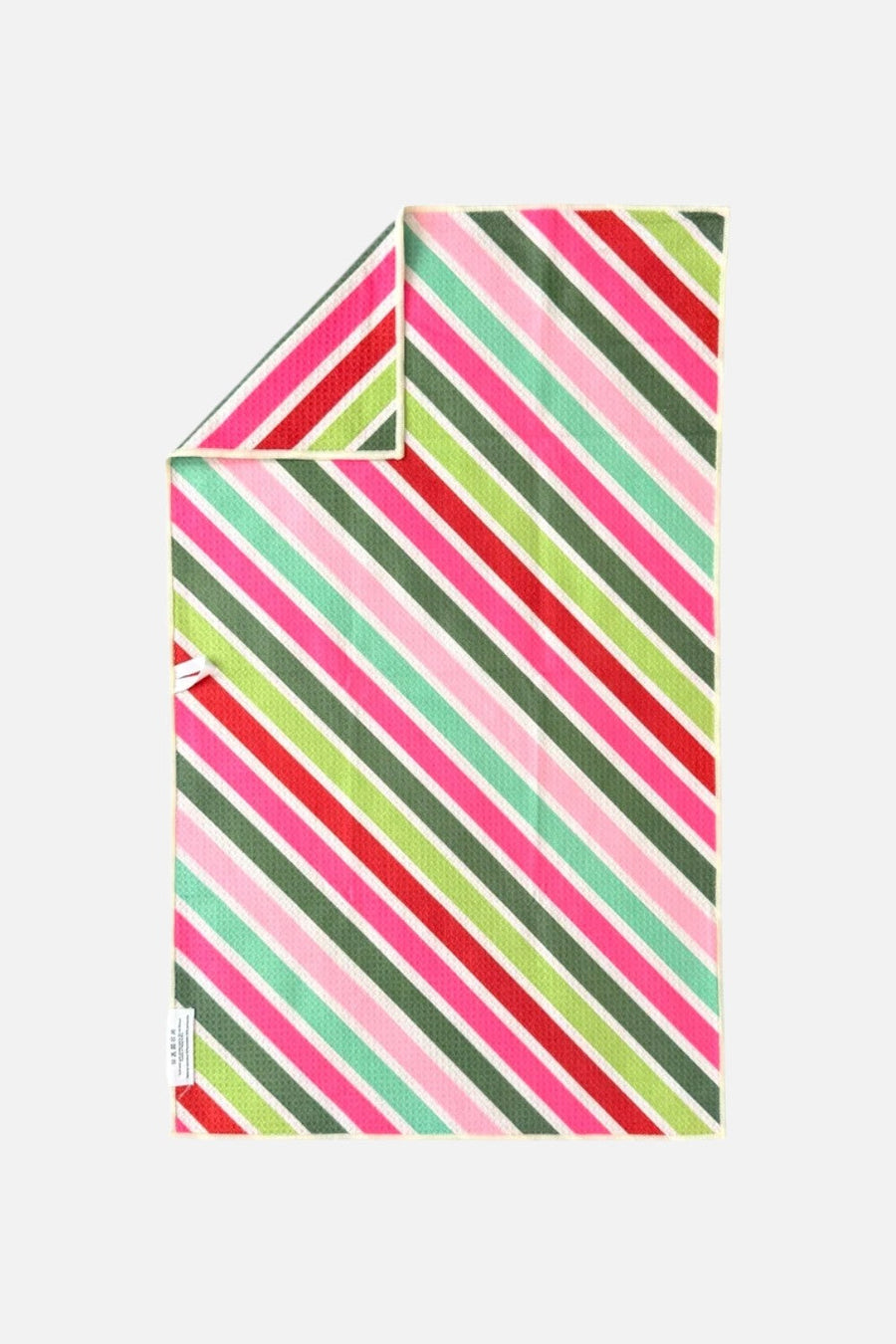 Crae Home Pixie Pink Double-Sided Tea Towel – back view