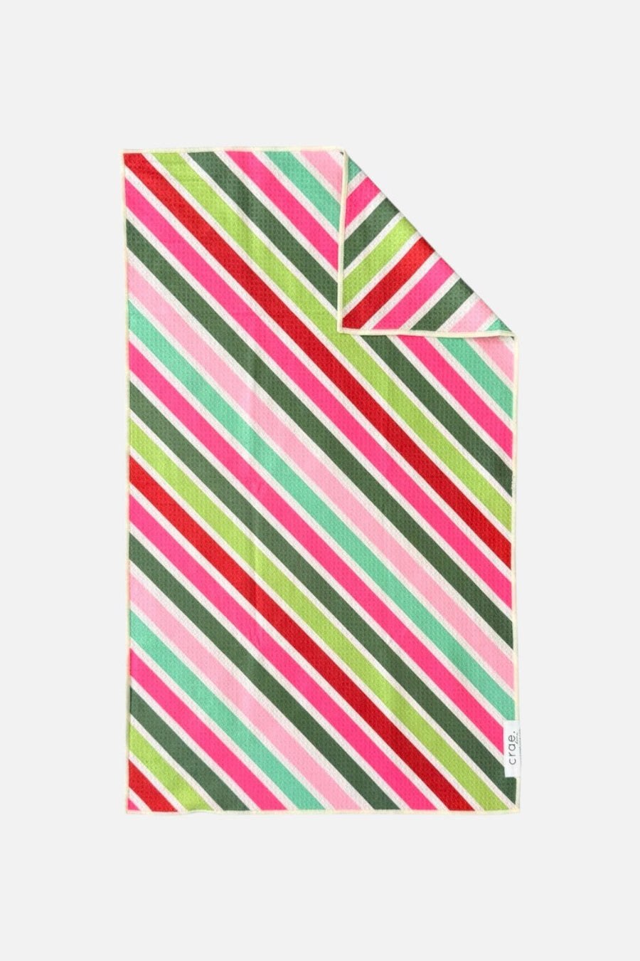 Crae Home Pixie Pink Double-Sided Tea Towel – front view