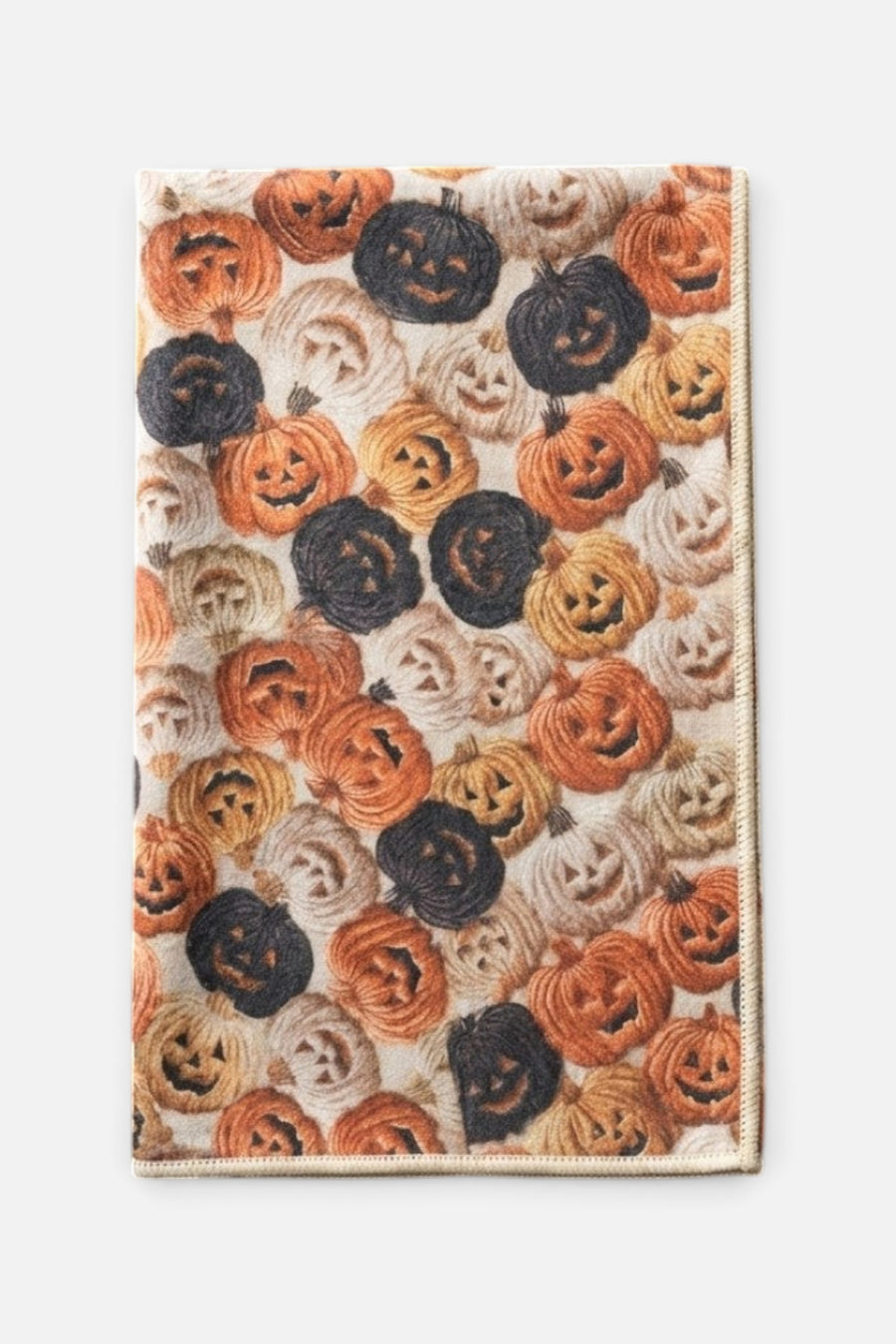 Crae Home Pumpkin Palooza Reversible Tea Towel – side view