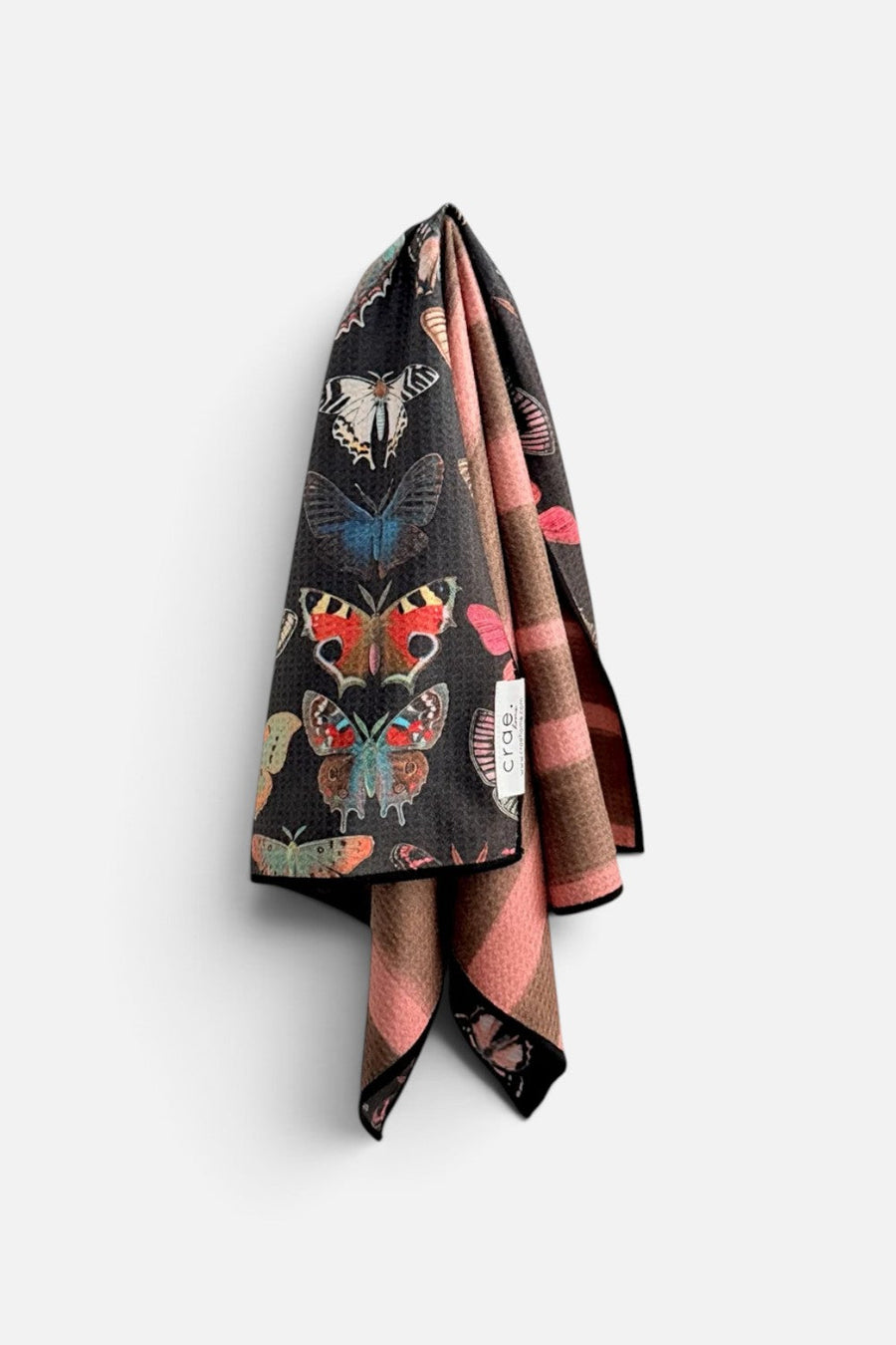 Crae Home Velvet Wings Reversible Tea Towel – front view