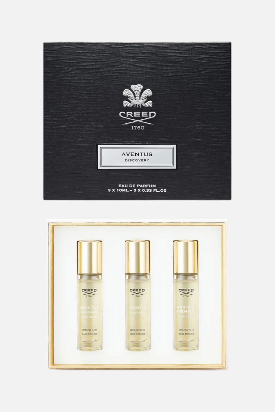 Creed Aventus Discovery Set – back view