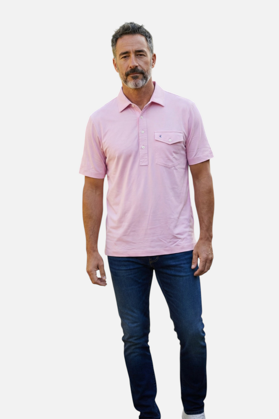 Criquet Men's Performance Sport Players Shirt in Frose – front view