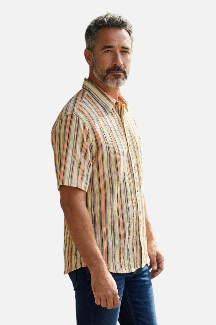 Criquet Men's The Beachcomber in Peach – back view