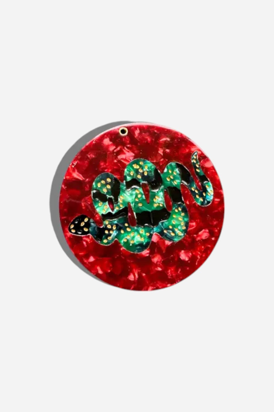 Solar Eclipse Snake Compact Mirror
