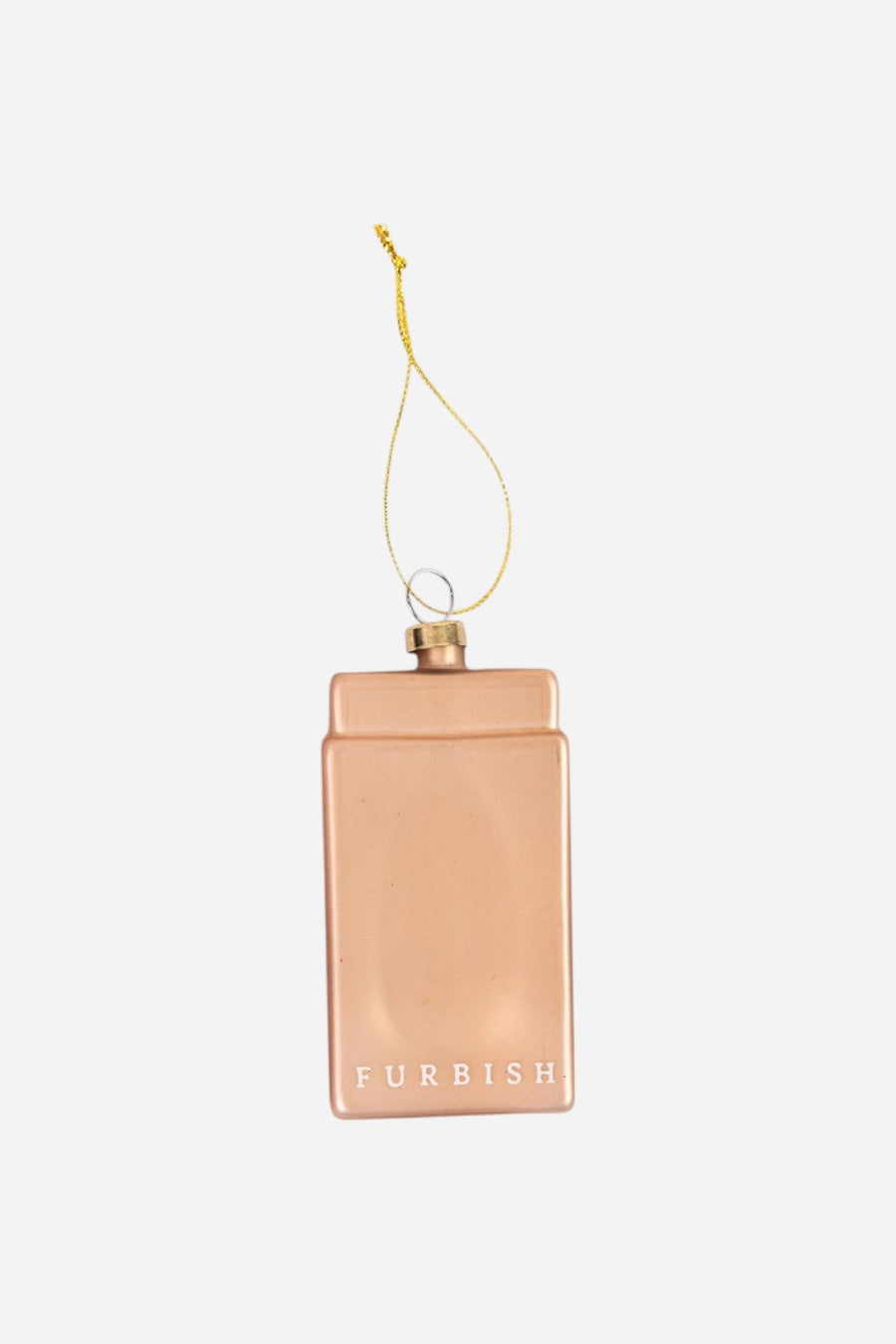 Dallas Matchbook Ornament – back view