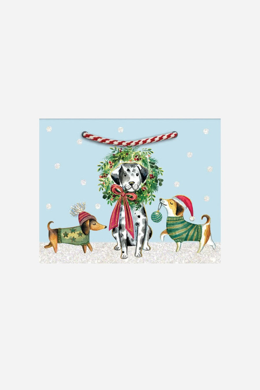 Dashing Dogs Tote Bag - Tiny – back view