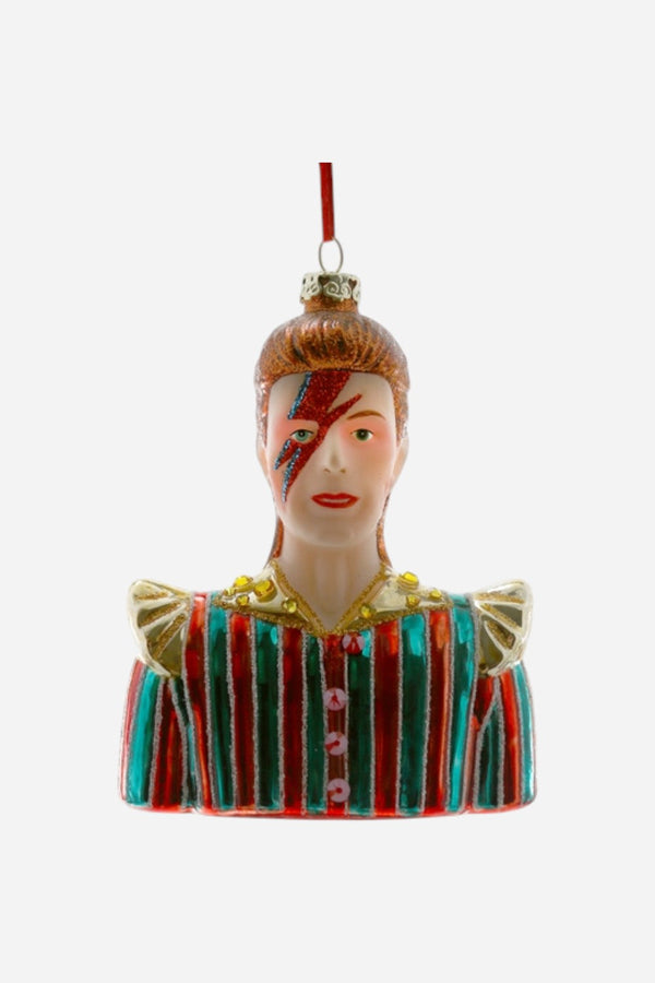 David Bowie Bust Ornament