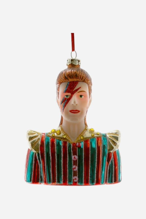 David Bowie Bust Ornament