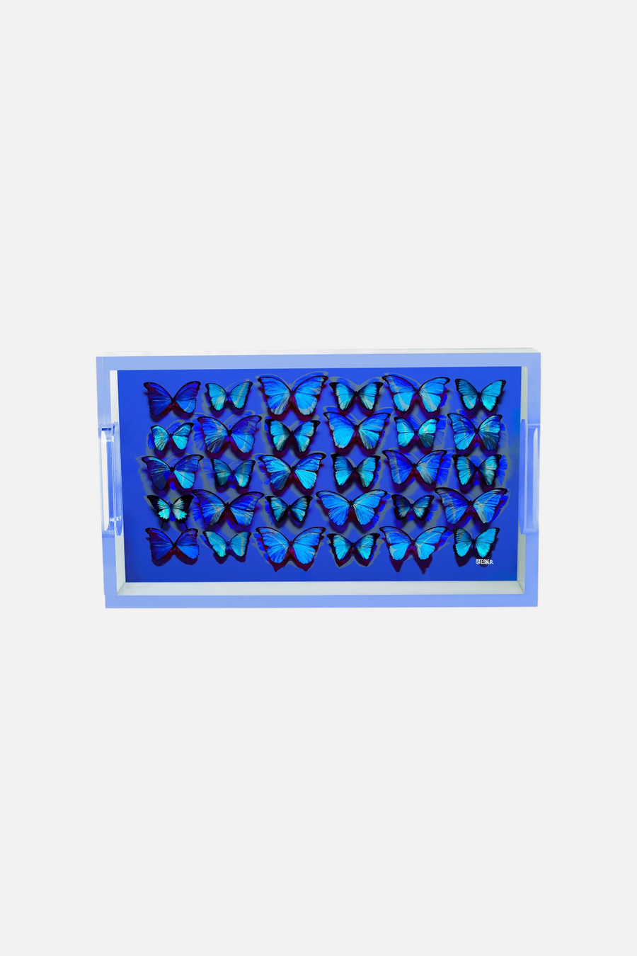 David Stesner Arthouse Cobalt Midnight Blue Small Tray – back view