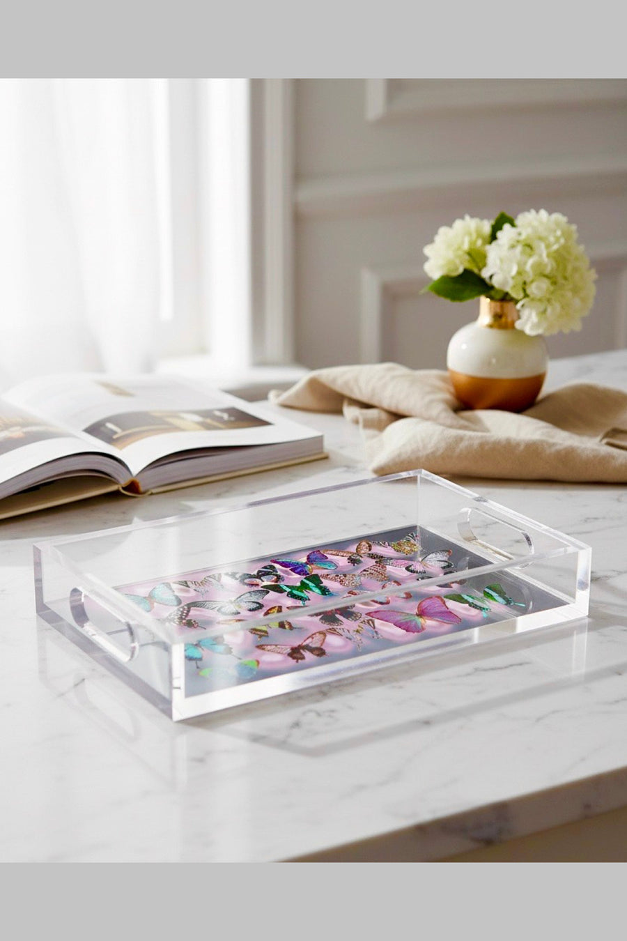 David Stesner Arthouse Luminous Gathering Large Acrylic Tray – alternate