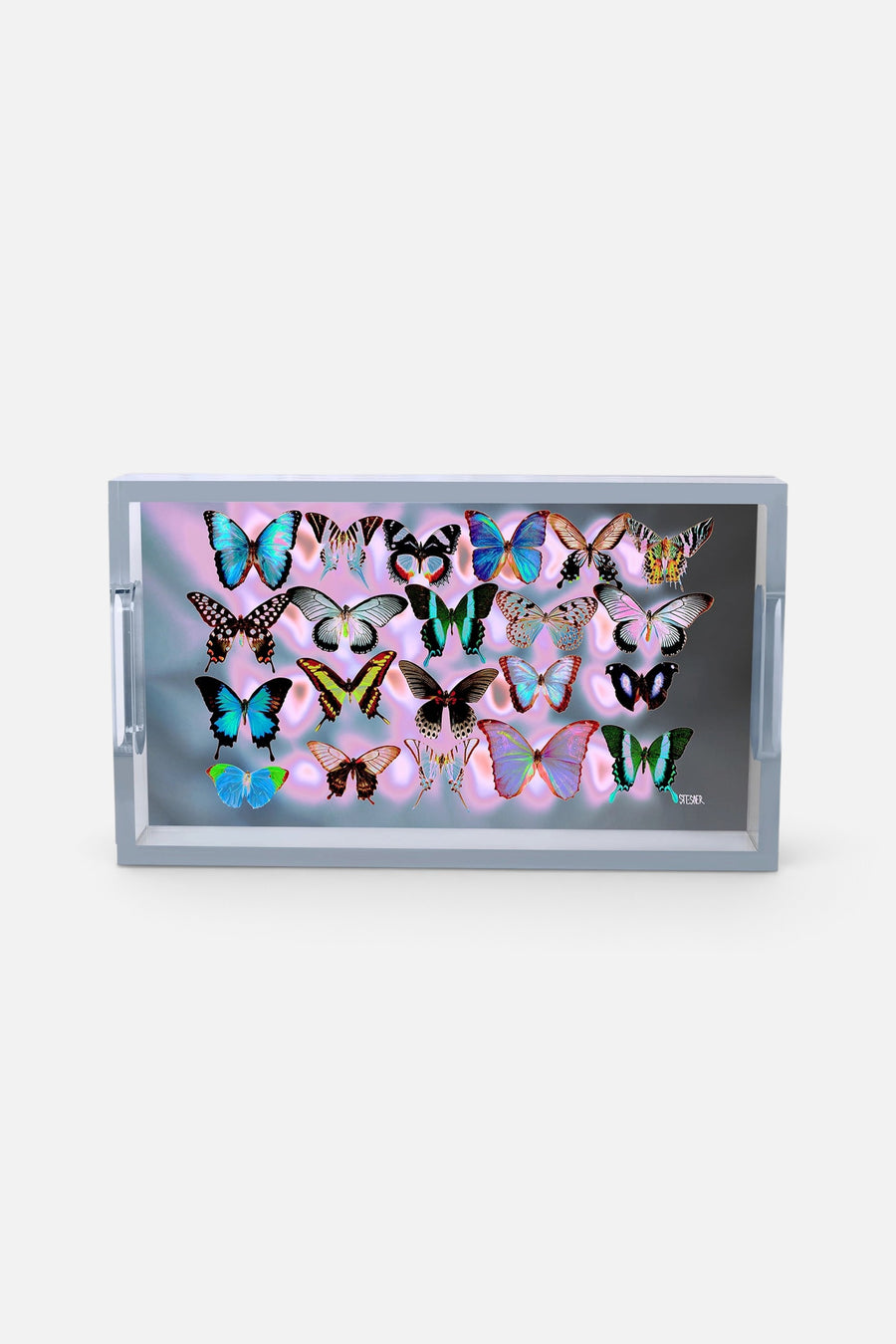 David Stesner Arthouse Luminous Gathering Large Acrylic Tray – front view