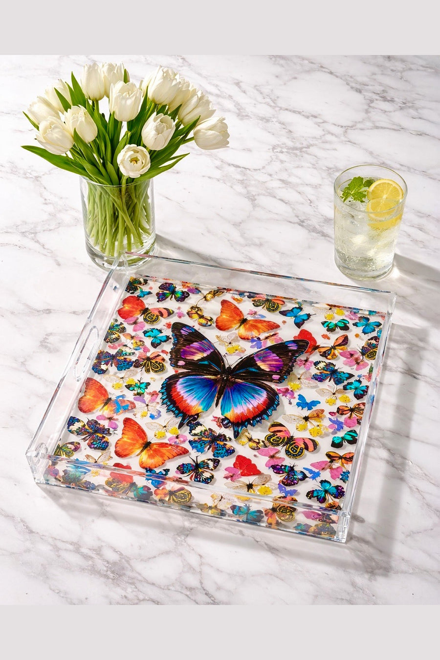 David Stesner Arthouse Matriarch of the Sky Square Acrylic Tray – alternate