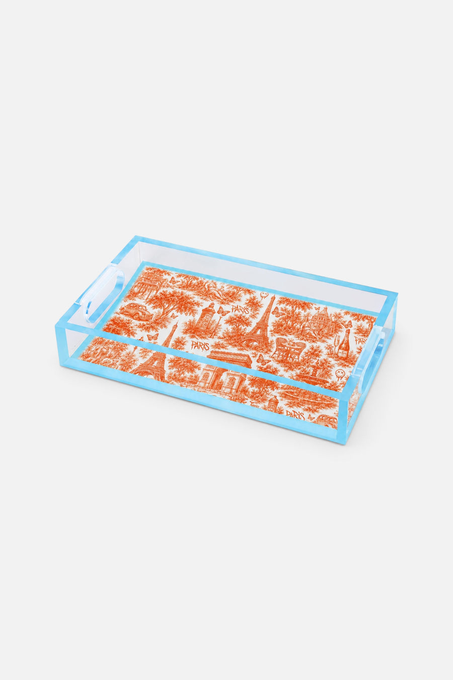 David Stesner Arthouse Paris Urban Pop Toile Small Acrylic Tray – flat lay