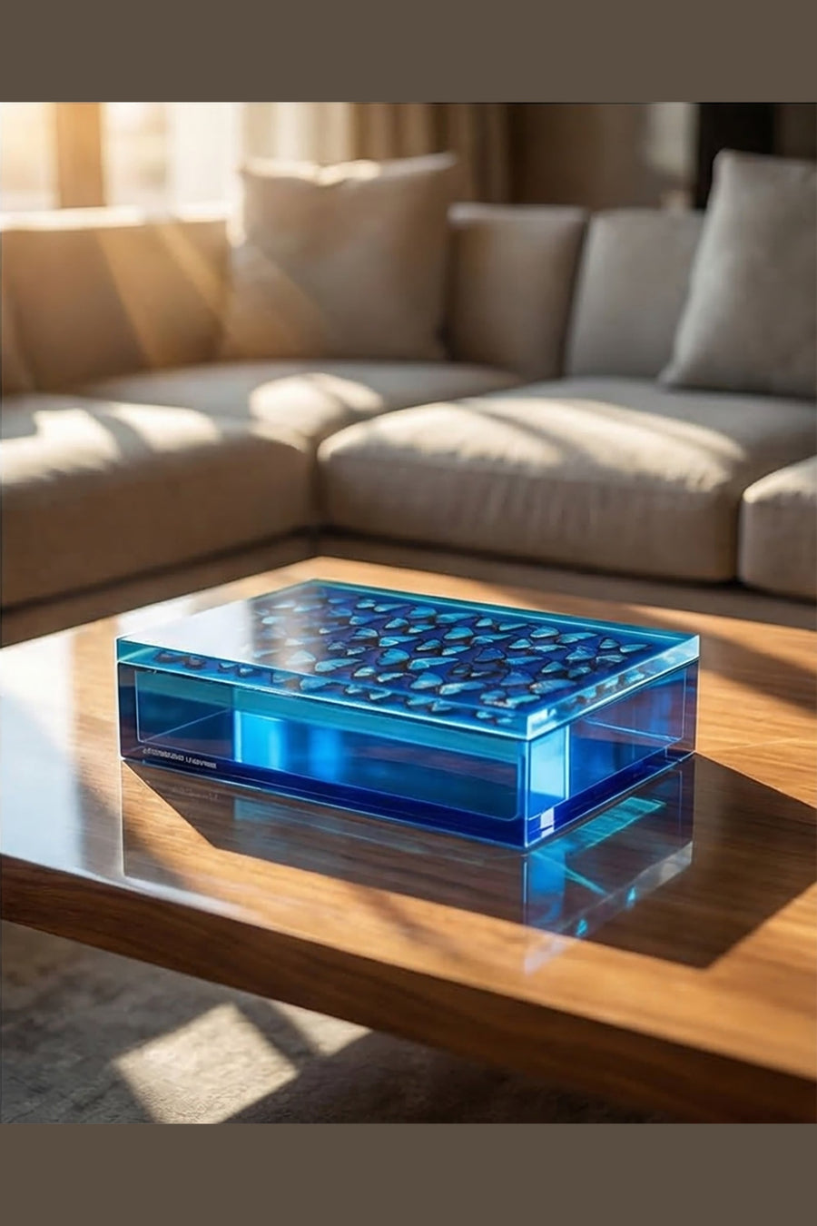 David Stesner Arthouse The Migration Cobalt Blue Keepsake Box – alternate