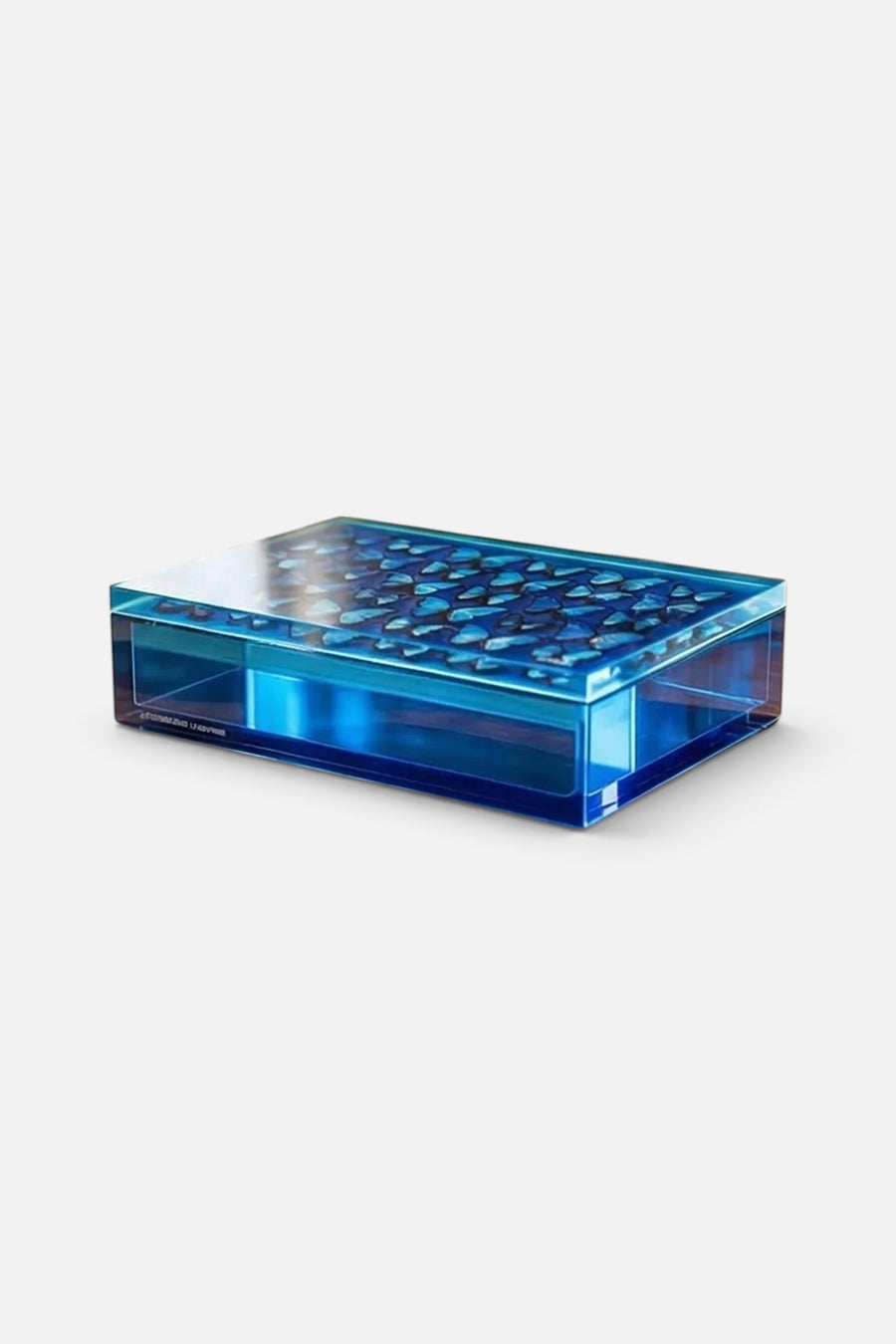 David Stesner Arthouse The Migration Cobalt Blue Keepsake Box – side view