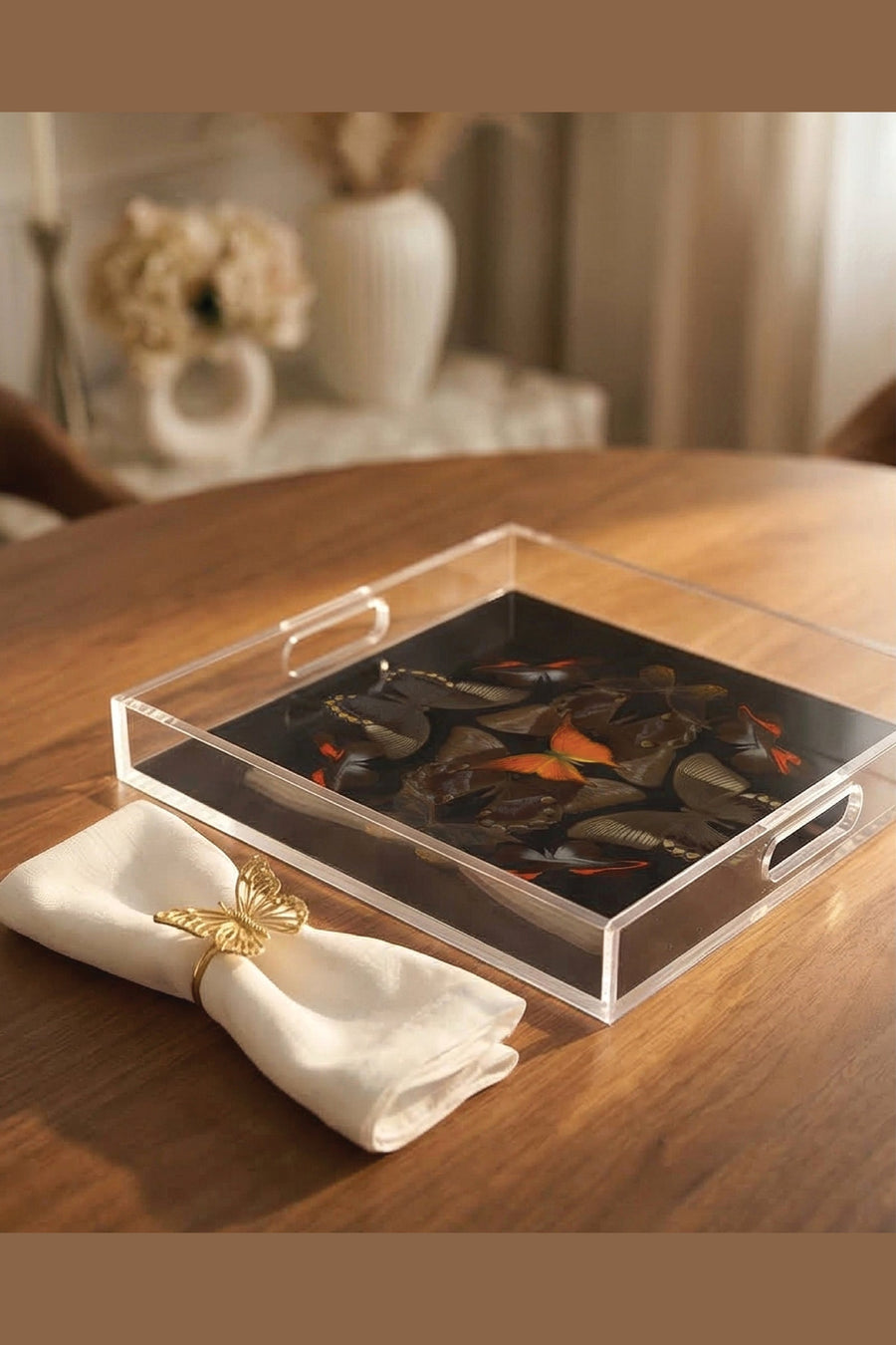 David Stesner Arthouse Troubled Minds Square Acrylic Tray – alternate