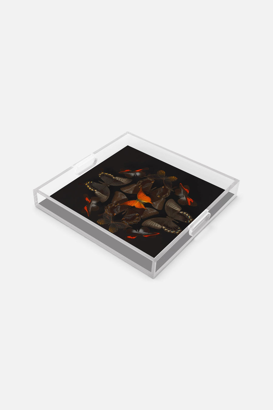 David Stesner Arthouse Troubled Minds Square Acrylic Tray – flat lay