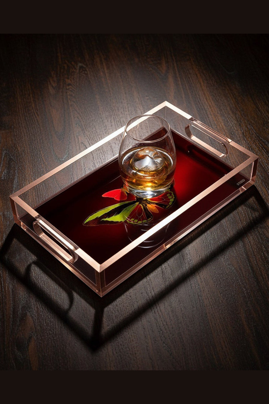 David Stesner Arthouse Twilight Embrace Small Acrylic Tray – alternate