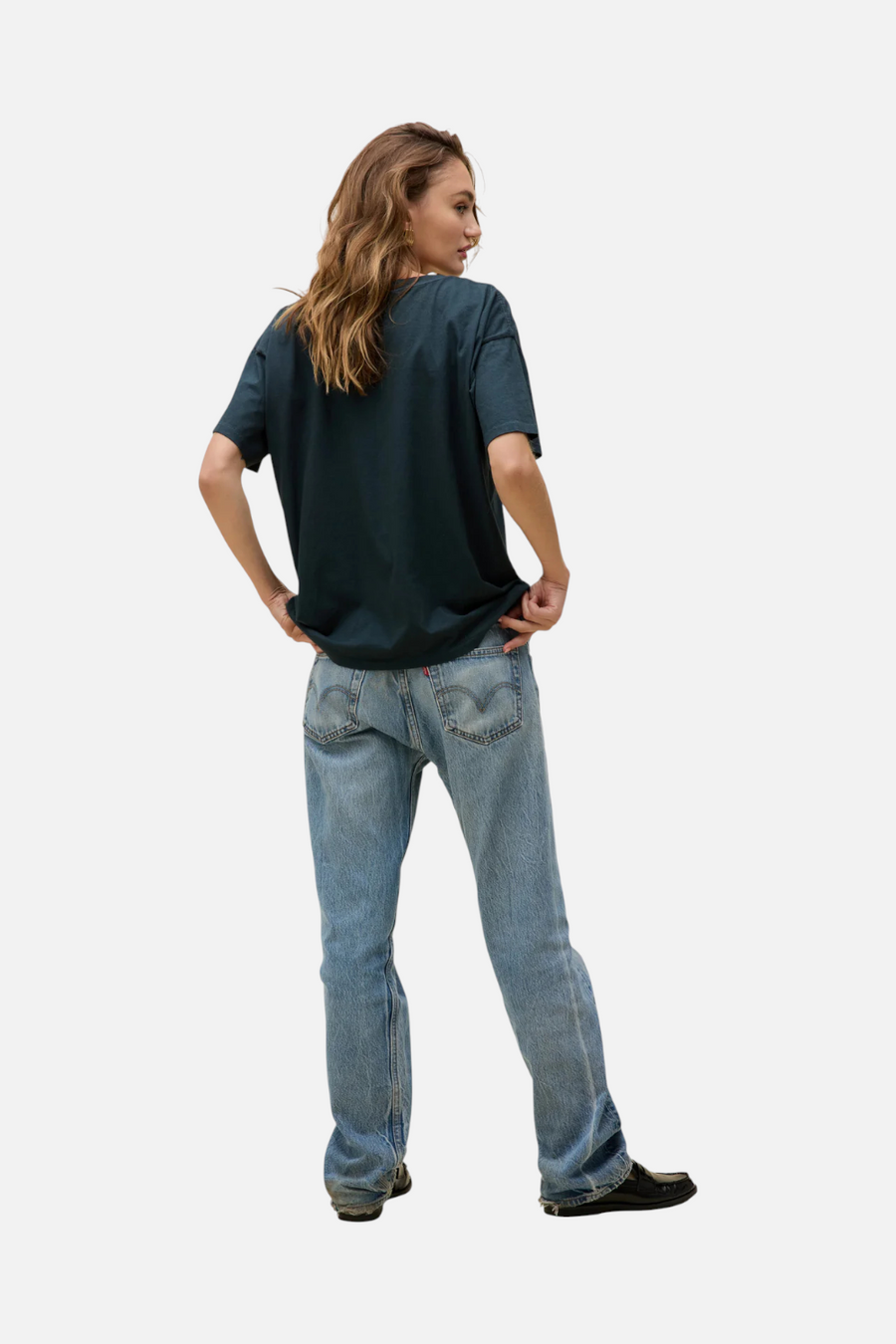 Daydreamer LA Boots For Walking Merch in Vintage Black – side view