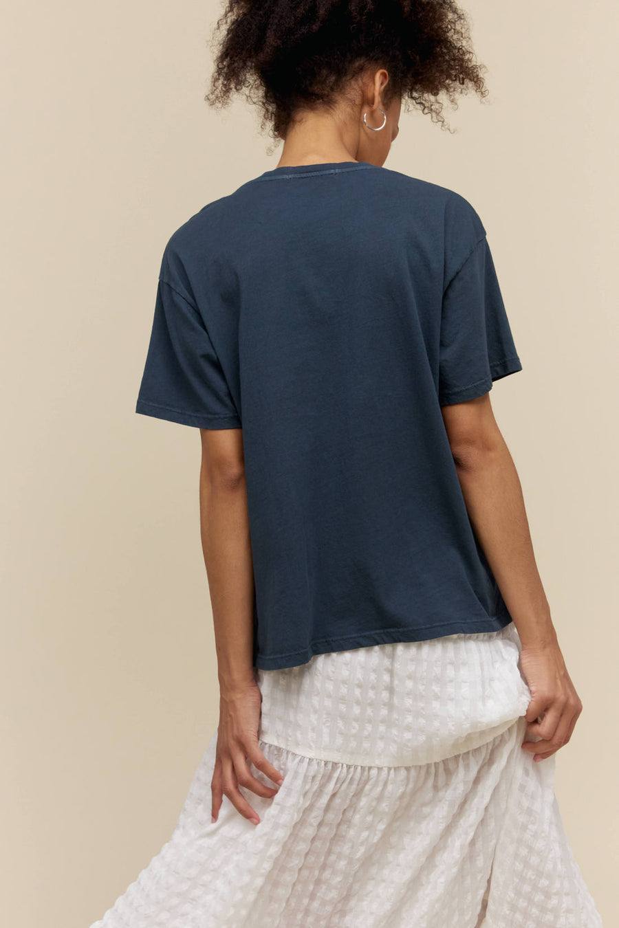 Daydreamer LA Elton John Hollywood Boots Boyfriend Tee – side view