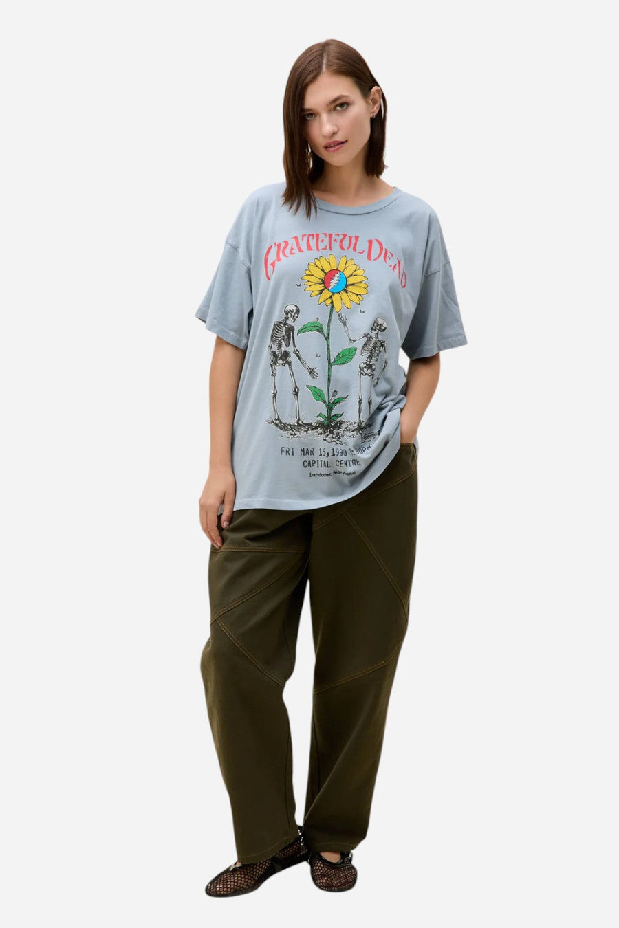 Daydreamer LA Grateful Dead Daisy Merch Tee – detail
