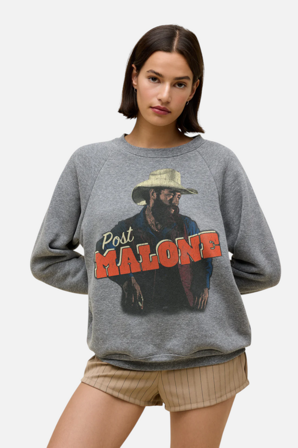 Daydreamer LA Post Malone Posty Leanin' Vintage Raglan Sweatshirt
