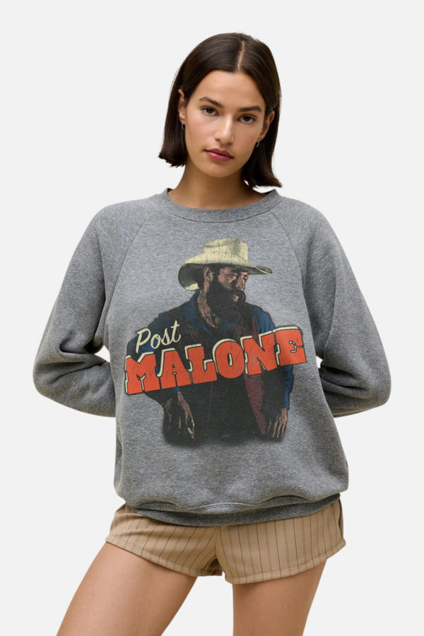 Daydreamer LA Post Malone Posty Leanin' Vintage Raglan Sweatshirt