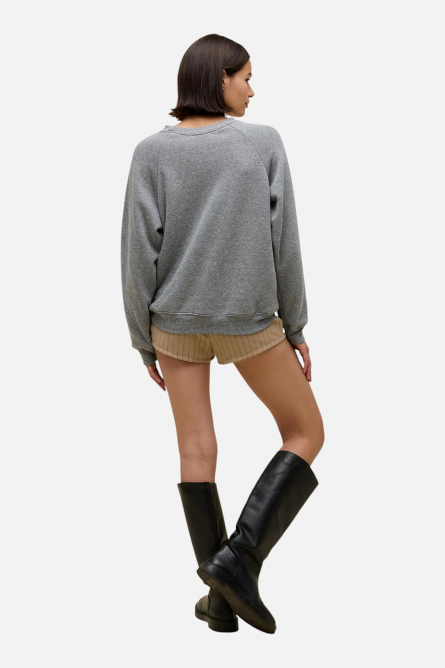 Daydreamer LA Post Malone Posty Leanin' Vintage Raglan Sweatshirt – on model
