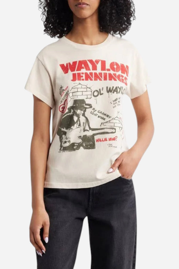 Daydreamer LA Waylon Jennings Ol' Waylon Graphic T-Shirt