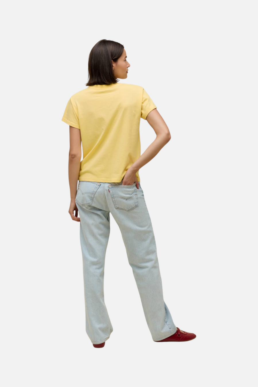 Daydreamer LA Women's Rolling Stones Satisfaction Doodles Solo Tee – back view