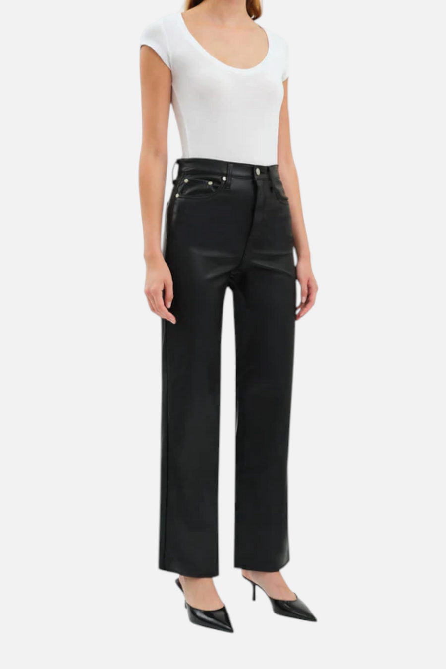 Daze Women's Sundaze High Rise Vintage Straight in Cinematic – back view