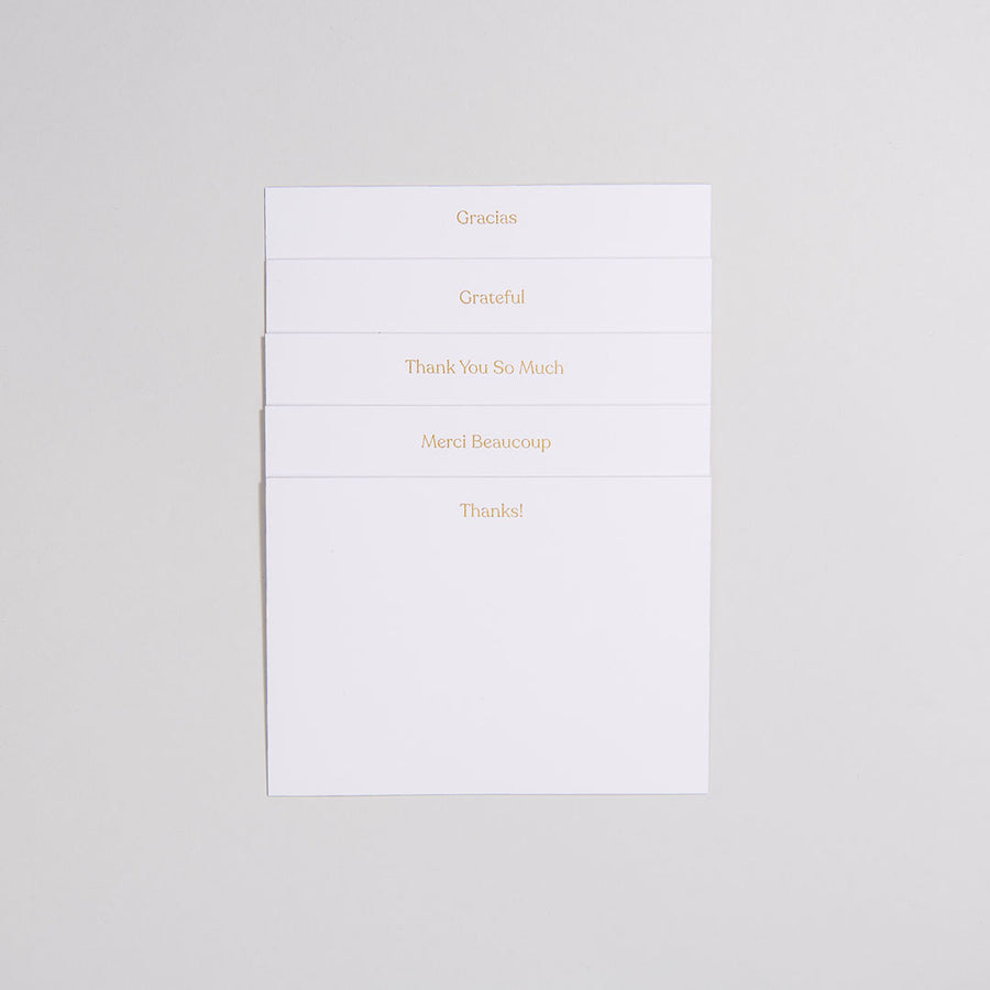 Dear Annabelle Gratitude Notecard Set – back view