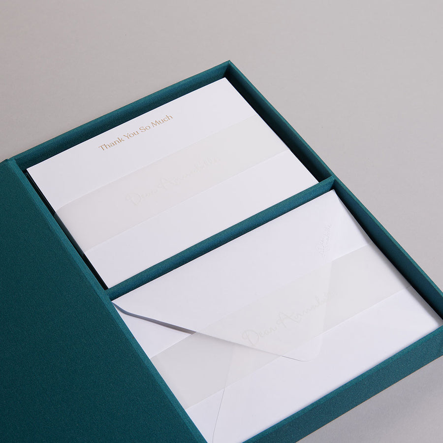 Dear Annabelle Gratitude Notecard Set – flat lay