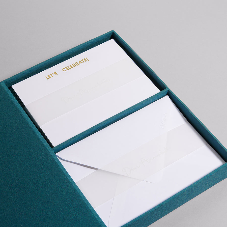 Dear Annabelle Happy Days Notecard Set – flat lay
