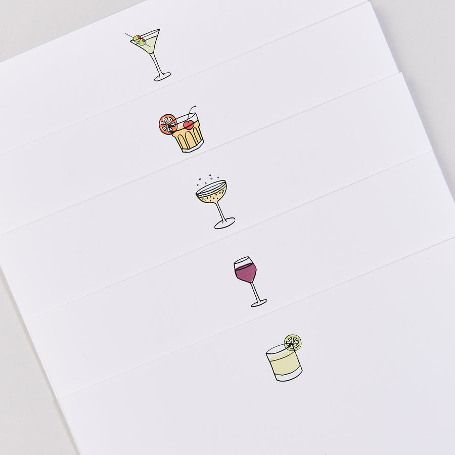 Dear Annabelle Happy Hour Notecard Set – back view