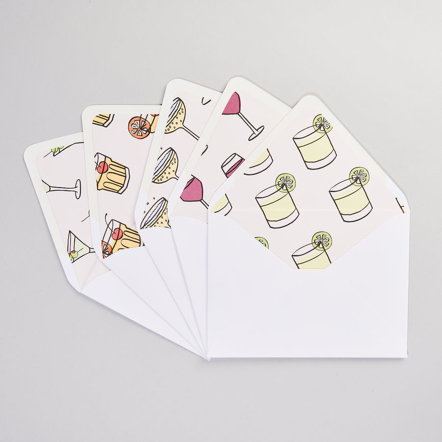 Dear Annabelle Happy Hour Notecard Set – detail