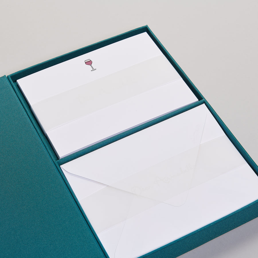 Dear Annabelle Happy Hour Notecard Set – flat lay