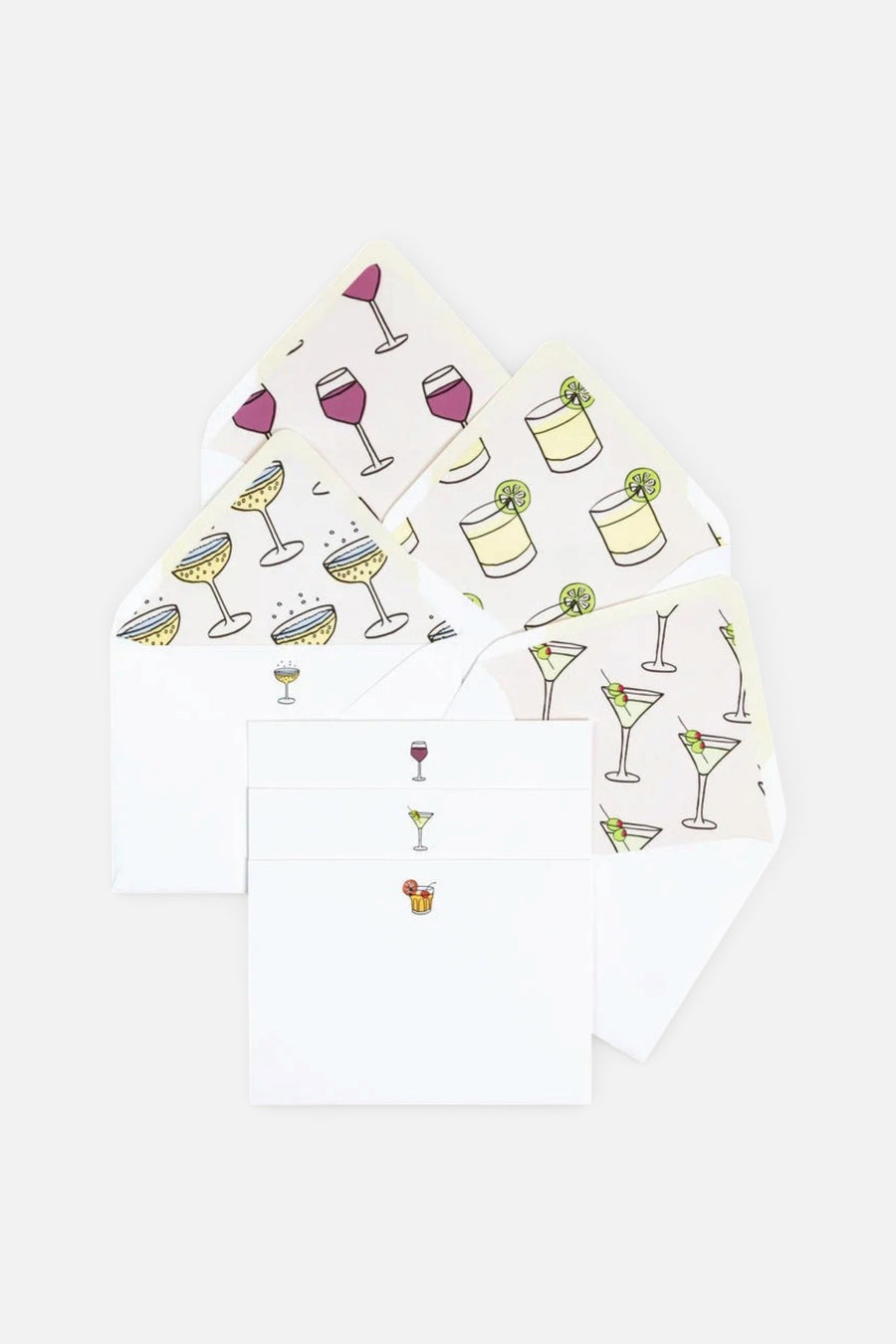 Dear Annabelle Happy Hour Notecard Set – front view