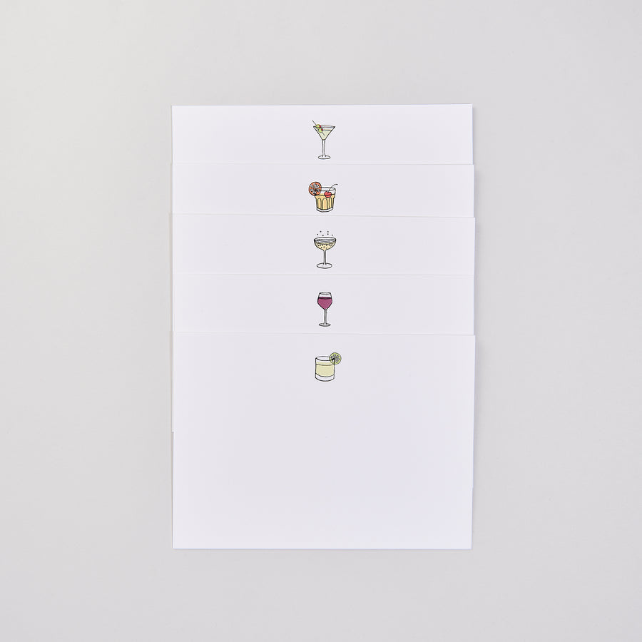 Dear Annabelle Happy Hour Notecard Set – side view