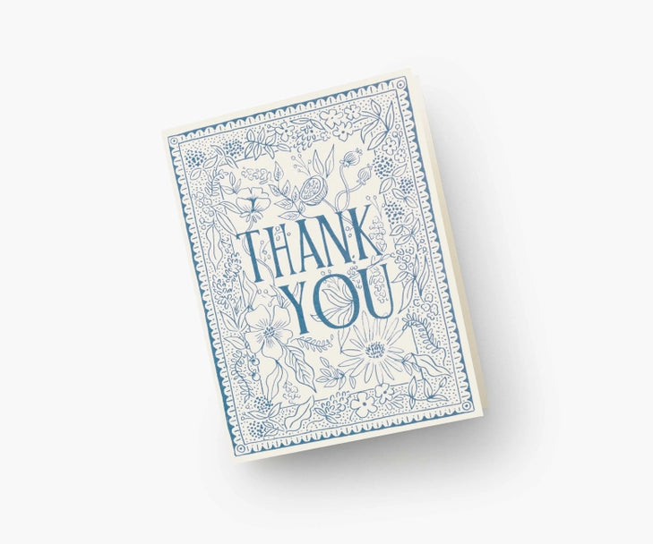 Delft Thank You Card – back view