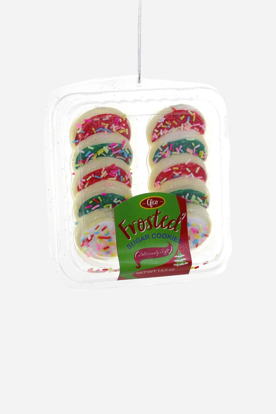 Deliciously Soft Sugar Cookies Ornament – front view