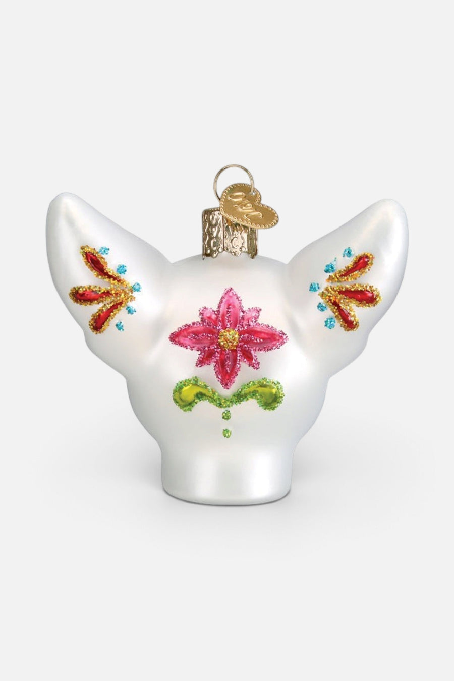 Dia De Los Muertos Dog Ornament – back view