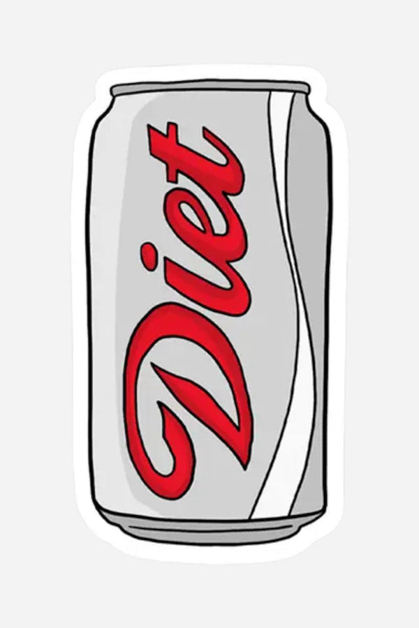 Diet Soda Can Sticker